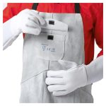 Avental de Proteção em Couro para Soldadura – Reforçado com Kevlar e Certificação Europeia