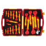 Jogo de Chaves Boca e Chave Inglesa Isoladas VDE 1000V Kroftools 3021 – 20 Peças | DIN EN 60900 - Image 2