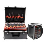 Mala de Ferramentas Isoladas VDE 1000V 111 Peças Kroftools 3022 – Ideal para Manutenção de Carros Elétricos e Híbridos - Image 2