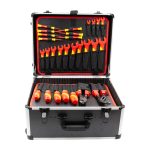 Mala de Ferramentas Isoladas VDE 1000V 111 Peças Kroftools 3022 – Ideal para Manutenção de Carros Elétricos e Híbridos - Image 3