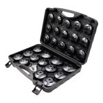 Jogo 30 Peças Chave Filtro de Óleo Kroftools 6515 | Kit Universal com 28 Cápsulas e Extrator 3 Garras - Image 3