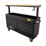 Carro de Trabalho Kroftools 8661 - 9 Gavetas com Tampo de Madeira - Image 4