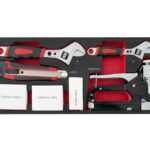 Conjunto 7PCS: Chaves Inglesas, Agrafador e X-ato - Ferramentas Essenciais para Todas as Tarefas!