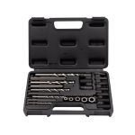 Jogo Extrator de Pernos e Parafusos Partidos 25 Peças Kroftools 0512 | Extração 5-16 mm