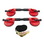Jogo Ventosas para Colocar Para-brisas Kroftools 5401 | Kit Montagem e Transporte de Vidros 80 kg