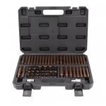 Jogo de Bits Curtos e Longos 10mm Kroftools 6160 - 60 Peças com Adaptadores e Diversos Tipos de Bits