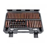 Jogo de Bits Curtos e Longos 10mm Kroftools 6160 - 60 Peças com Adaptadores e Diversos Tipos de Bits - Image 2
