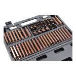 Jogo de Bits Curtos e Longos 10mm Kroftools 6160 - 60 Peças com Adaptadores e Diversos Tipos de Bits - Image 3