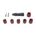 Jogo Limpeza de Pernos da Roda 9 Peças Kroftools 6306 – Ferramenta Profissional Antiferrugem - Image 3