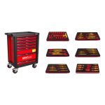 Carro de Ferramentas Isoladas VDE 6 Módulos 8498 Kroftools – 1000V