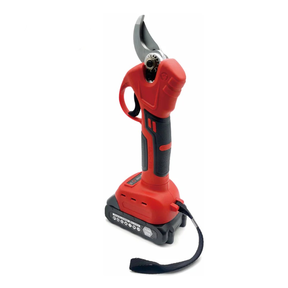 KM6044 Tesoura de Poda a Bateria 30mm KNK KM6044 | Corte Ajustável 10–30mm | 2 Baterias 2.0Ah - Image 1