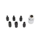Jogo 14 Bits Ribe Furados com Adaptador 1/2" x 10mm – Kroftools 3114 - Image 4