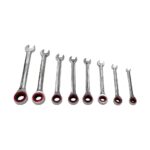 Conjunto de Chaves Boca-Luneta Roquete Gearless 8PCS Kroftools 1134 - Precisão Instantânea e Durabilidade