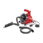 Máquina de Limpeza de Drenos PowerClear™ RIDGID 59143 com Alimentação Automática e Cabo de 9 Metros