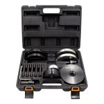 Jogo de Ferramentas 16PCS para Sacar Rolamentos 85mm Kroftools 6385 - Aplicação VW Multivan, Touareg, Transporter