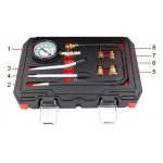 Compressímetro para Motores a Gasolina Kroftools 1408 – 0-300 PSI com Válvula de Escape e Adaptadores Múltiplos - Image 3