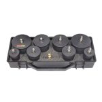Teste de Fuguras do Turbo Kroftools 4484 – Conjunto de Adaptadores para Diagnóstico Eficiente