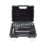 Jogo Master 33 Peças para Bujões de Óleo - Ferramenta Completa para Drenagem de Motores e Caixas de Velocidades