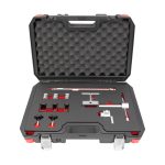 Kit de Remoção de Molas de Válvulas com Ar Comprimido Kroftools 2115, 15 Peças, Compatível com Rosca de Velas M14×1,25 e M18x1,5