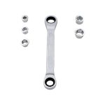 Kit Chave de Boca com Roquete 14x19mm + Adaptadores 8–17mm – Kroftools 8370 | Ferramenta 7 - Image 3