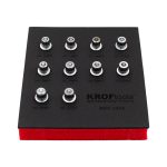 Jogo 10 Bits XZN Furados BMW Kroftools 3056 – Bits B30 a B40 para Chave Hex 17mm