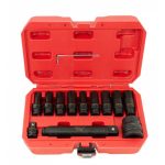 Kit 12 Peças Bits de Impacto 3/4" com Adaptadores – Kroftools 6159