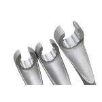 Kit com 3 chaves abertas para injetores diesel 14mm, 17mm e 19mm. Aplicação: BMW, VW, Opel, Mercedes. Qualidade profissional. Kroftools 6825 - Image 3