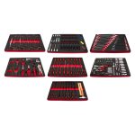 Conjunto de Ferramentas 318 Peças KROFTOOLS 8638 – Jogo Completo Profissional com 7 Módulos CRV/CR-MO