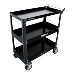 Carrinho de Oficina com 3 Prateleiras 300Kg KROFTOOLS 8696 – Estrutura Reforçada e Alta Capacidade - Image 2