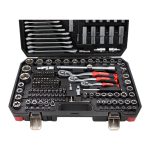 Jogo de Chaves de Caixa 219 Peças 1/4” – 3/8” – 1/2” Kroftools 2218 | Kit Profissional Completo CR-V - Image 2