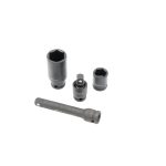 Kit Chaves de Impacto 1/2" 40PCS KROFTOOLS 2124 – Chaves Hexagonais Cr-V Normais e Longos com Acessórios - Image 3