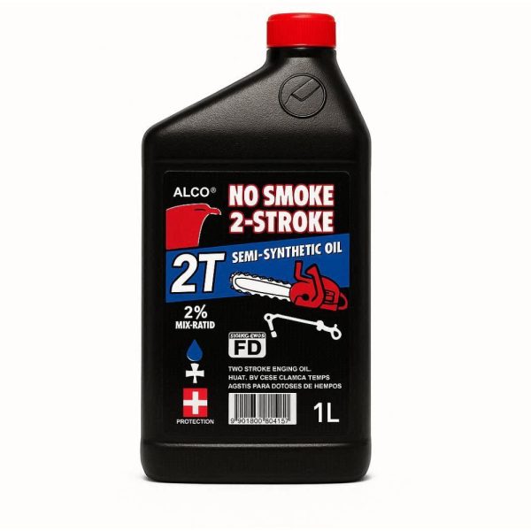 Óleo 2T Sem Fumo ALCO No Smoke 1L – Semissintético para Motosserras, Roçadoras e Motores 2 Tempos (Cópia)