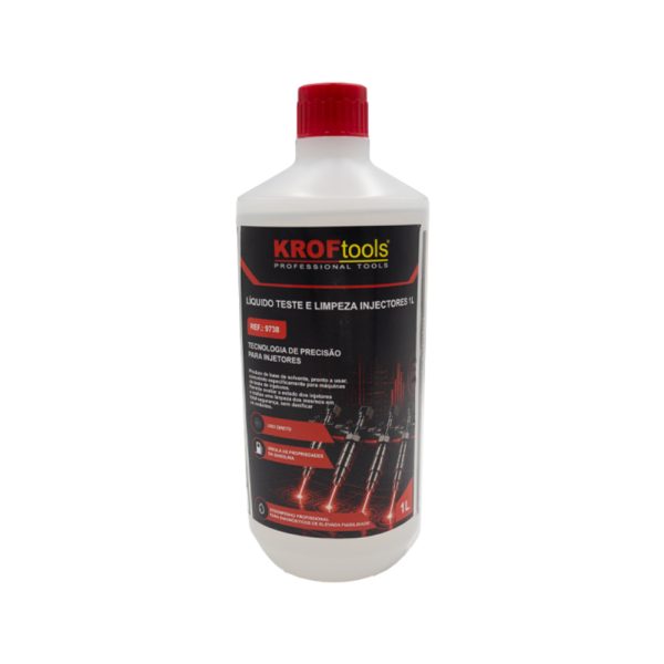 Líquido Teste e Limpeza de Injetores 1L Kroftools 9738 – Para Máquinas de Teste