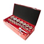 Jogo de Chaves de Caixa 1" 21 Peças 6PT 36-80mm Kroftools 100000 - Image 4