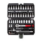 Jogo de Chaves de Caixa 1/4" 46 Peças com Bits Torx, Hex e Phillips Kroftools 2046 - Image 4